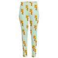 Giraffe With Glasses Pattern Print High-Waisted Pocket Leggings