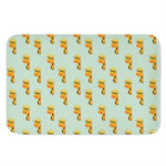 Giraffe With Glasses Pattern Print Indoor Door Mat