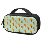 Giraffe With Glasses Pattern Print Insulin Cooler Travel Case