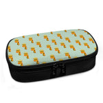 Giraffe With Glasses Pattern Print Insulin Cooler Travel Case