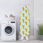 Giraffe With Glasses Pattern Print Ironing Board Cover
