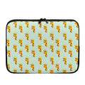 Giraffe With Glasses Pattern Print Laptop Sleeve