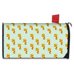Giraffe With Glasses Pattern Print Mailbox Cover