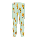 Giraffe With Glasses Pattern Print Men's Leggings