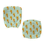Giraffe With Glasses Pattern Print Office Chair Cover