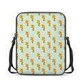 Giraffe With Glasses Pattern Print Rectangular Crossbody Bag