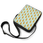 Giraffe With Glasses Pattern Print Rectangular Crossbody Bag