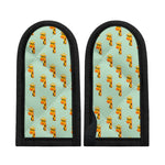 Giraffe With Glasses Pattern Print Skillet Handle Cover