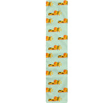 Giraffe With Glasses Pattern Print Table Runner