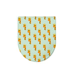 Giraffe With Glasses Pattern Print Toilet Lid Cover
