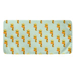 Giraffe With Glasses Pattern Print Towel