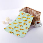 Giraffe With Glasses Pattern Print Towel