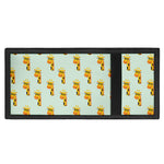 Giraffe With Glasses Pattern Print Trifold Wallet