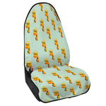 Giraffe With Glasses Pattern Print Waterproof Car Seat Cover