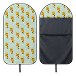 Giraffe With Glasses Pattern Print Waterproof Car Seat Cover