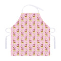 Giraffe With Scarf Pattern Print Adjustable Apron