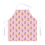 Giraffe With Scarf Pattern Print Adjustable Apron