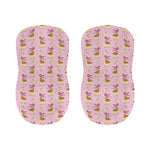 Giraffe With Scarf Pattern Print Bar Stool Covers