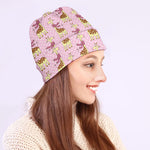 Giraffe With Scarf Pattern Print Beanie