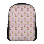 Giraffe With Scarf Pattern Print Casual Backpack