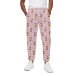 Giraffe With Scarf Pattern Print Cotton Pants
