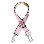 Giraffe With Scarf Pattern Print Dog Seat Belt
