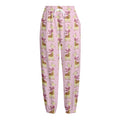 Giraffe With Scarf Pattern Print Fleece Lined Knit Pants