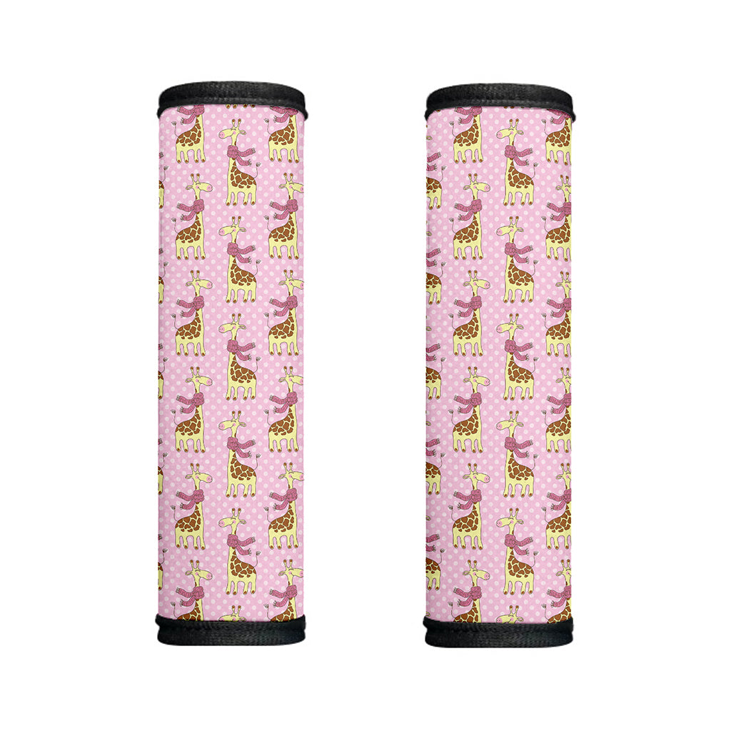Giraffe With Scarf Pattern Print Handle Covers