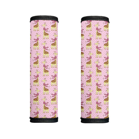 Giraffe With Scarf Pattern Print Handle Covers