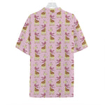 Giraffe With Scarf Pattern Print Hawaiian Shirt