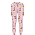 Giraffe With Scarf Pattern Print Men's Leggings