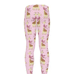 Giraffe With Scarf Pattern Print Men's leggings