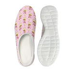 Giraffe With Scarf Pattern Print Mesh Casual Shoes