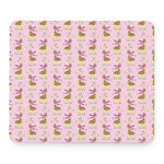Giraffe With Scarf Pattern Print Mouse Pad