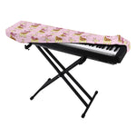 Giraffe With Scarf Pattern Print Piano Keyboard Cover