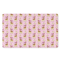 Giraffe With Scarf Pattern Print Polyester Doormat
