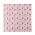 Giraffe With Scarf Pattern Print Silk Bandana