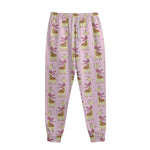 Giraffe With Scarf Pattern Print Sweatpants