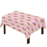 Giraffe With Scarf Pattern Print Tablecloth