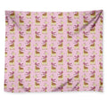 Giraffe With Scarf Pattern Print Tapestry