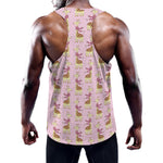 Giraffe With Scarf Pattern Print Training Tank Top