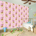 Giraffe With Scarf Pattern Print Wall Sticker
