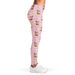 Giraffe With Scarf Pattern Print Women's Leggings