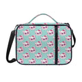 Girly Cat With Glasses Pattern Print Shoulder Strap Bible Bag