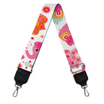 Girly Elephant And Hamsa Pattern Print Bag Strap