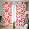 Girly Elephant And Hamsa Pattern Print Blackout Pencil Pleat Curtains