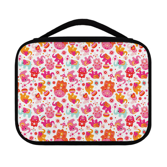 Girly Elephant And Hamsa Pattern Print Classic Bible Case