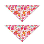 Girly Elephant And Hamsa Pattern Print Dog Bandana