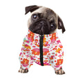 Girly Elephant And Hamsa Pattern Print Dog Zip Up Jacket