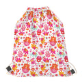 Girly Elephant And Hamsa Pattern Print Drawstring Bag